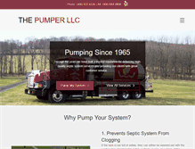 Tablet Screenshot of callthepumper.com